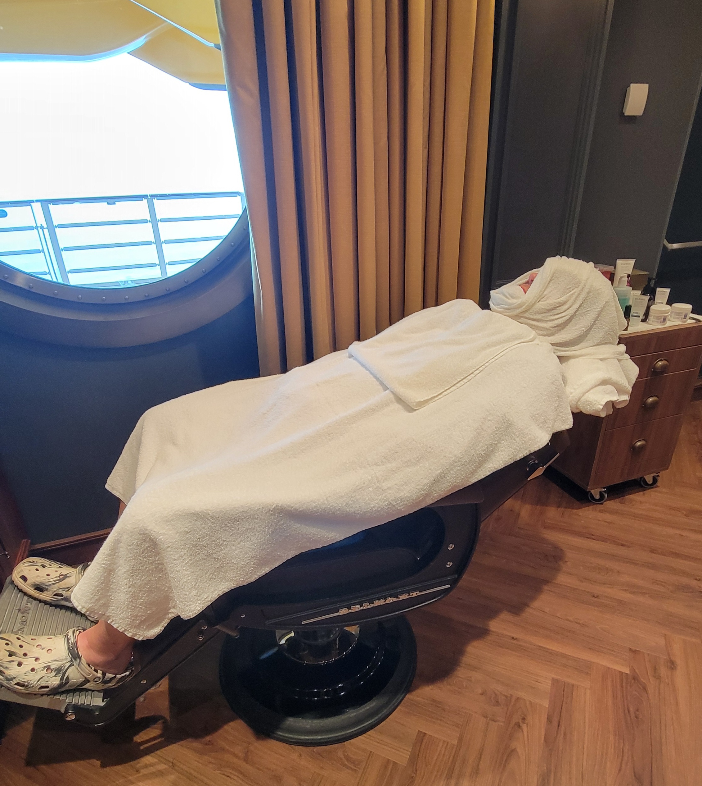 Chuck at hooks barbery 